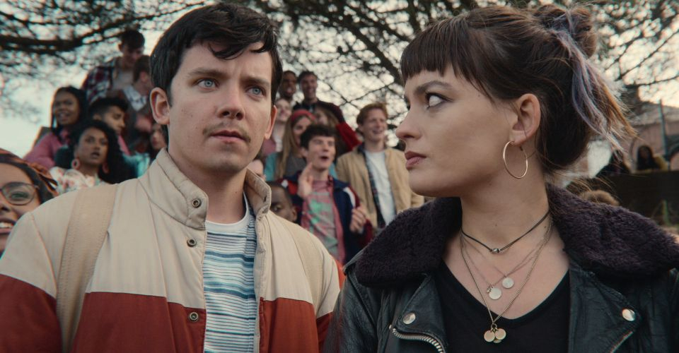 Sex Education season 3 photo Otis Maeve header — Entre Séries Sex Education season 3 photo Otis Maeve header