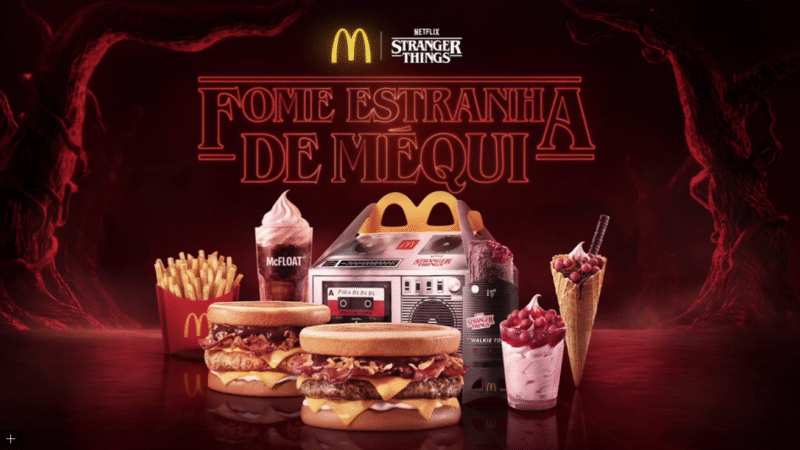 Vitrine | McDonald’s lança produtos em colaboração com ‘Stranger Things’