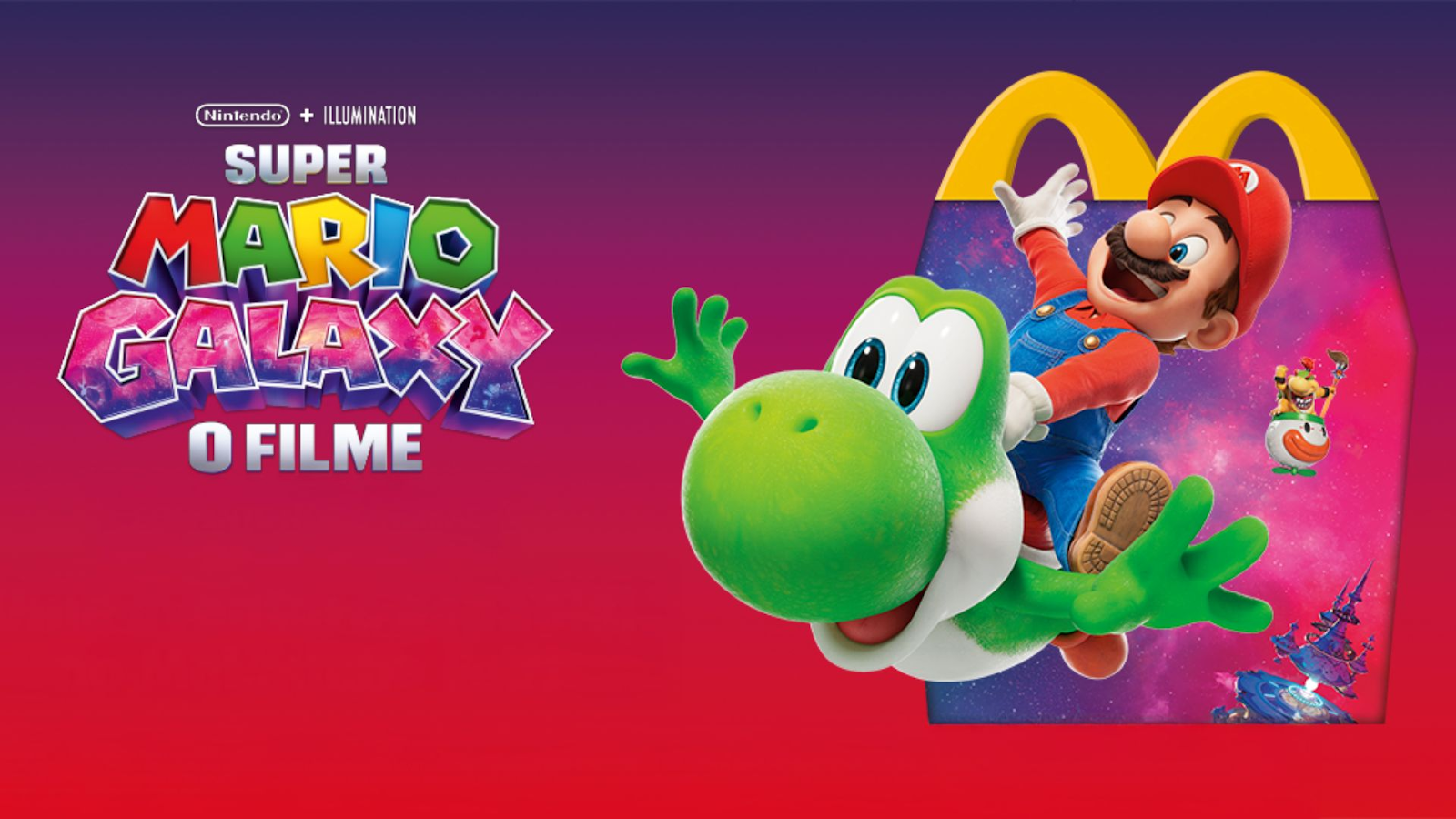 Vitrine | Mcdonald's celebra lançamento de Super Mario Galaxy: O Filme